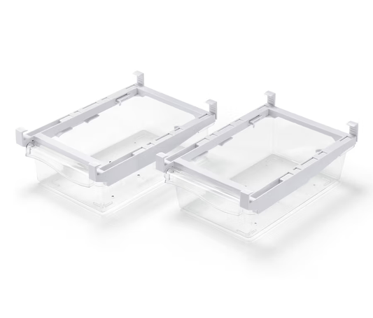 Wysuwane pojemniki do lodówki, 2 sztuki