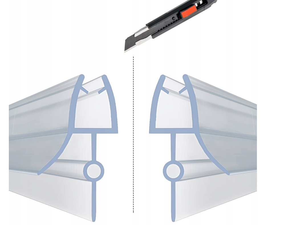 Uszczelka Kabiny Prysznicowej – Dolna  100 cm | TS-110