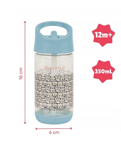 Badabulle Kubek Niekapek Bidon ze Słomką 350ml